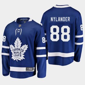 Herren Toronto Maple Leafs Eishockey Trikot William Nylander #88 Heim Blau Breakaway Player